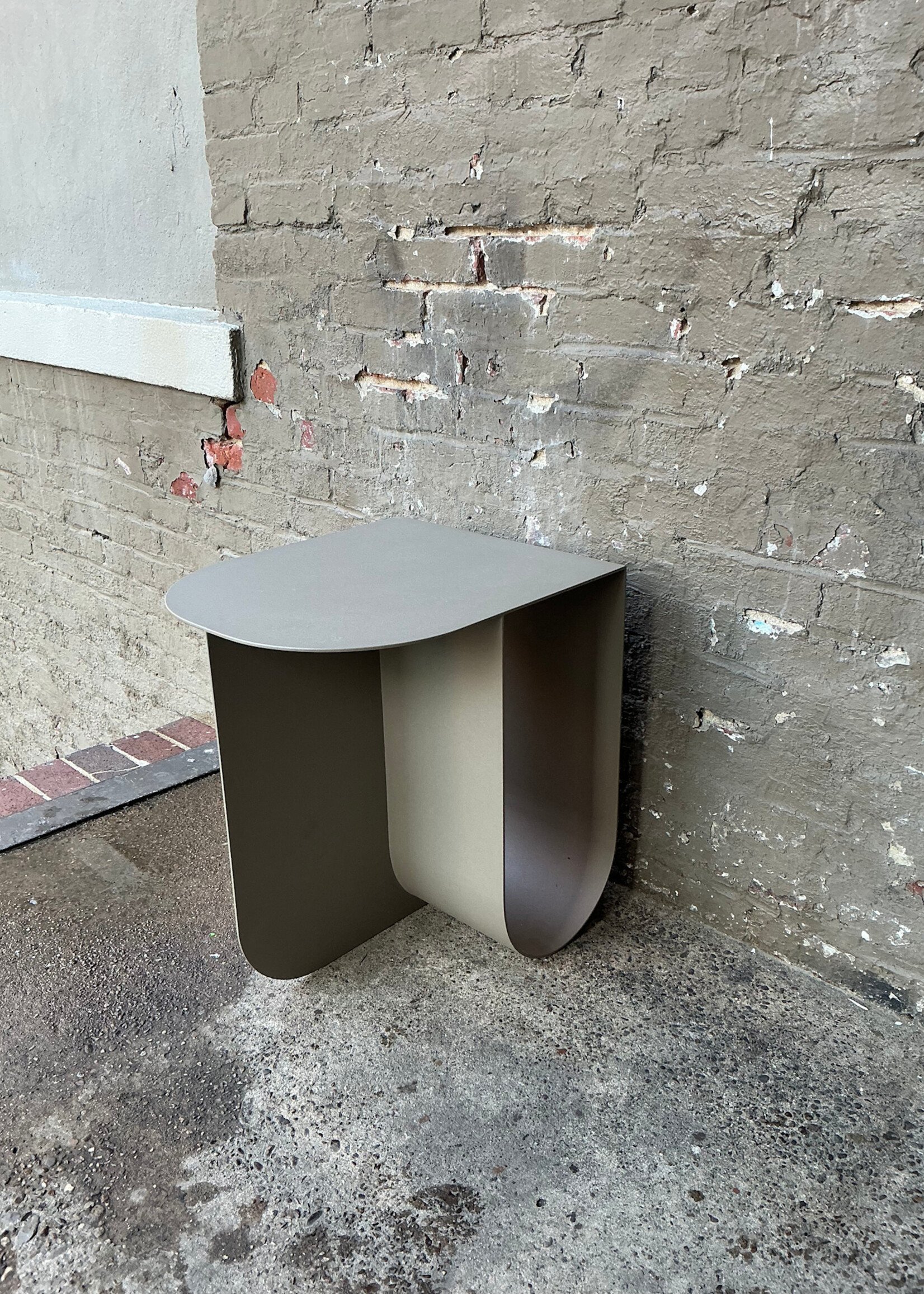 GOODWOOD Heavy Steel Postmodern Side Table