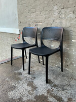 GOODWOOD Pair of Mila Resin Outdoor Stacking Chairs