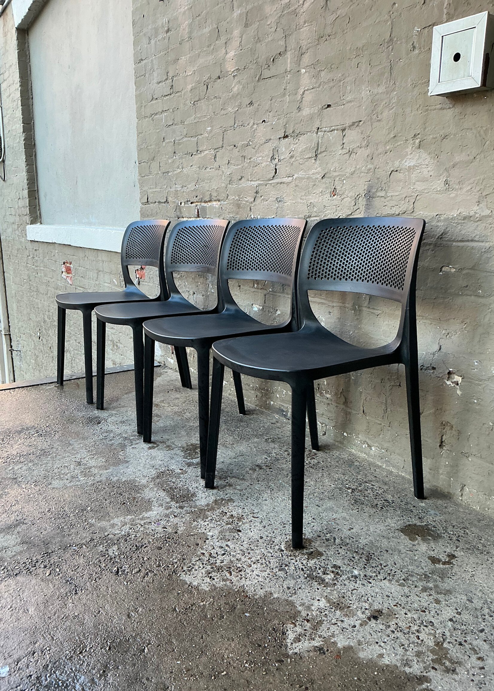 GOODWOOD Pair of Mila Resin Outdoor Stacking Chairs