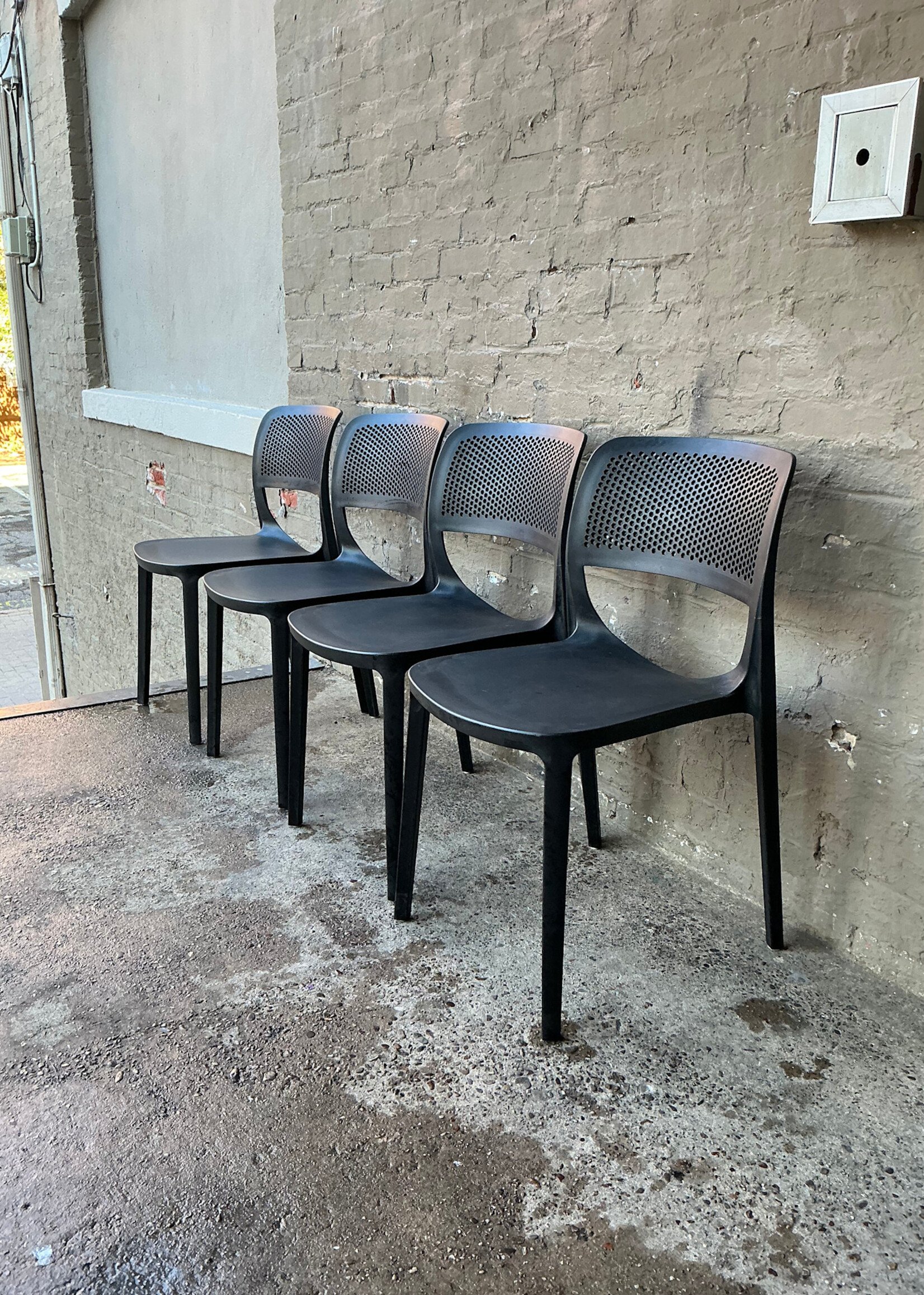 GOODWOOD Pair of Mila Resin Outdoor Stacking Chairs