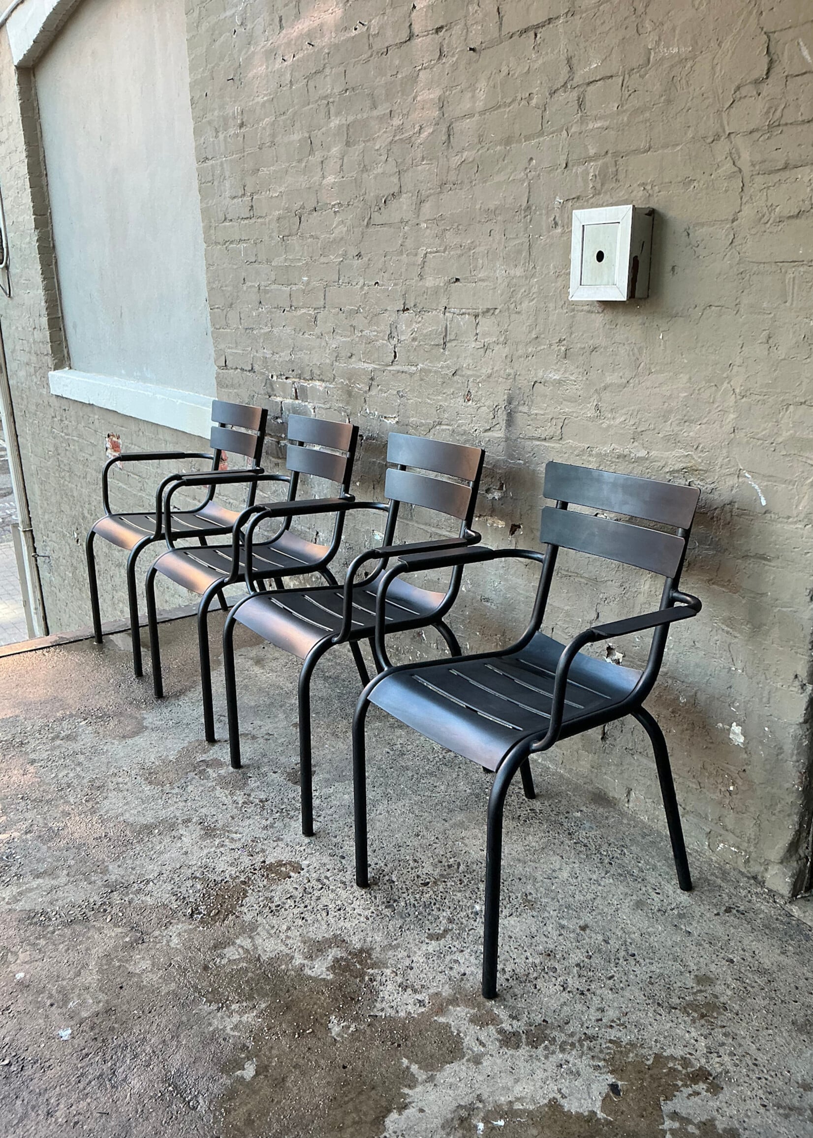 GOODWOOD Pair of Fermob Luxembourg Armchairs