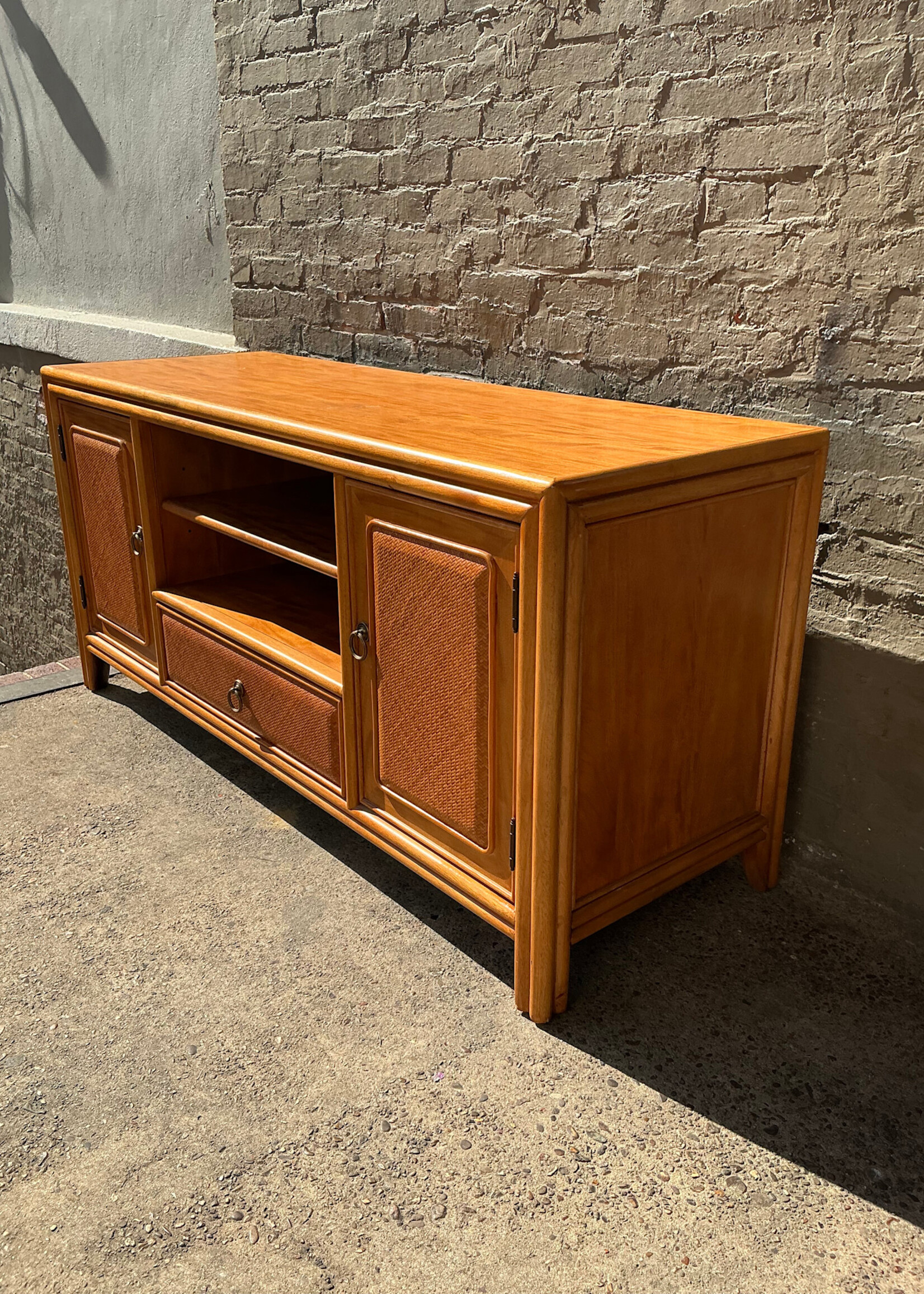 GOODWOOD Faux Rattan Credenza