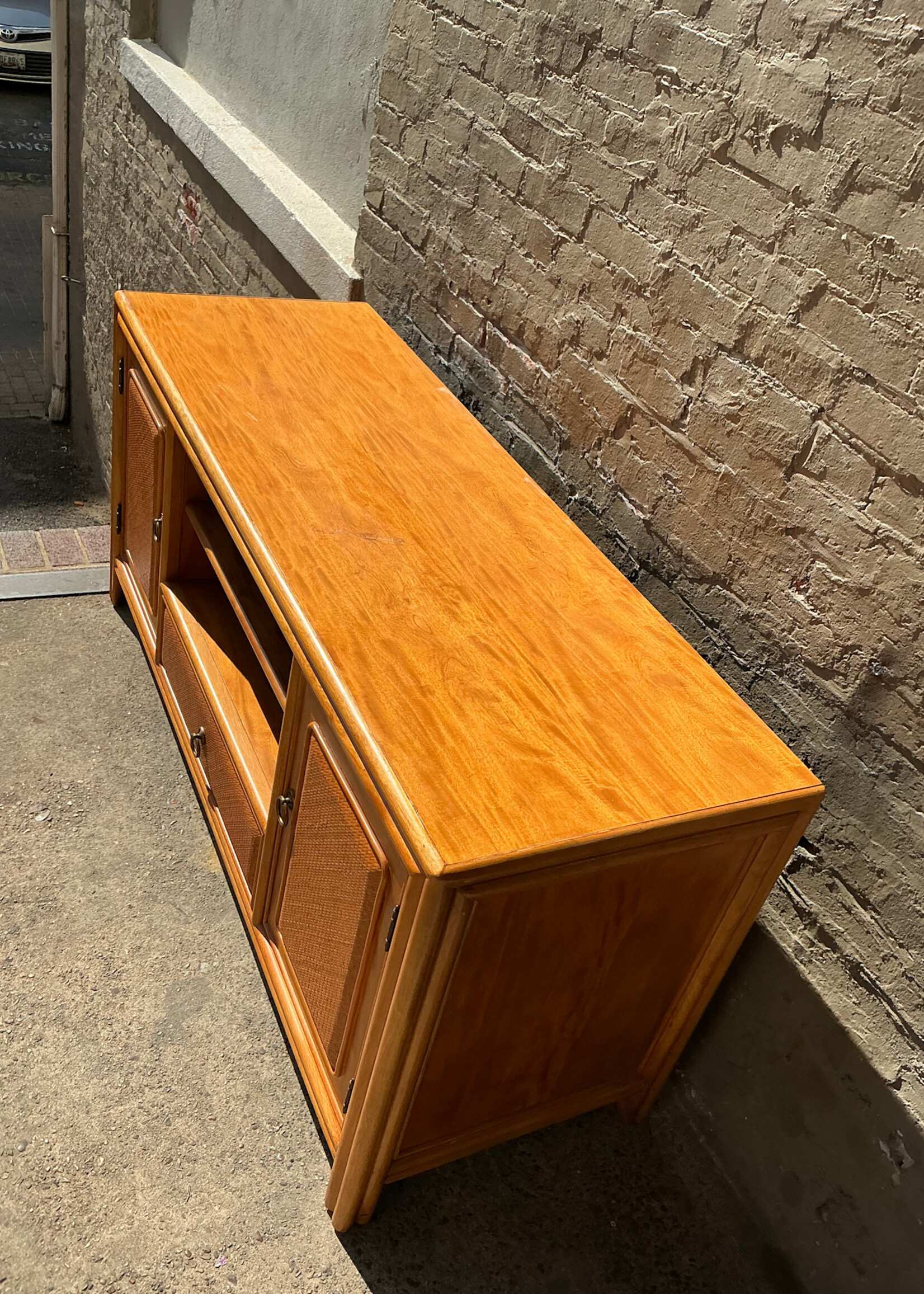 GOODWOOD Faux Rattan Credenza