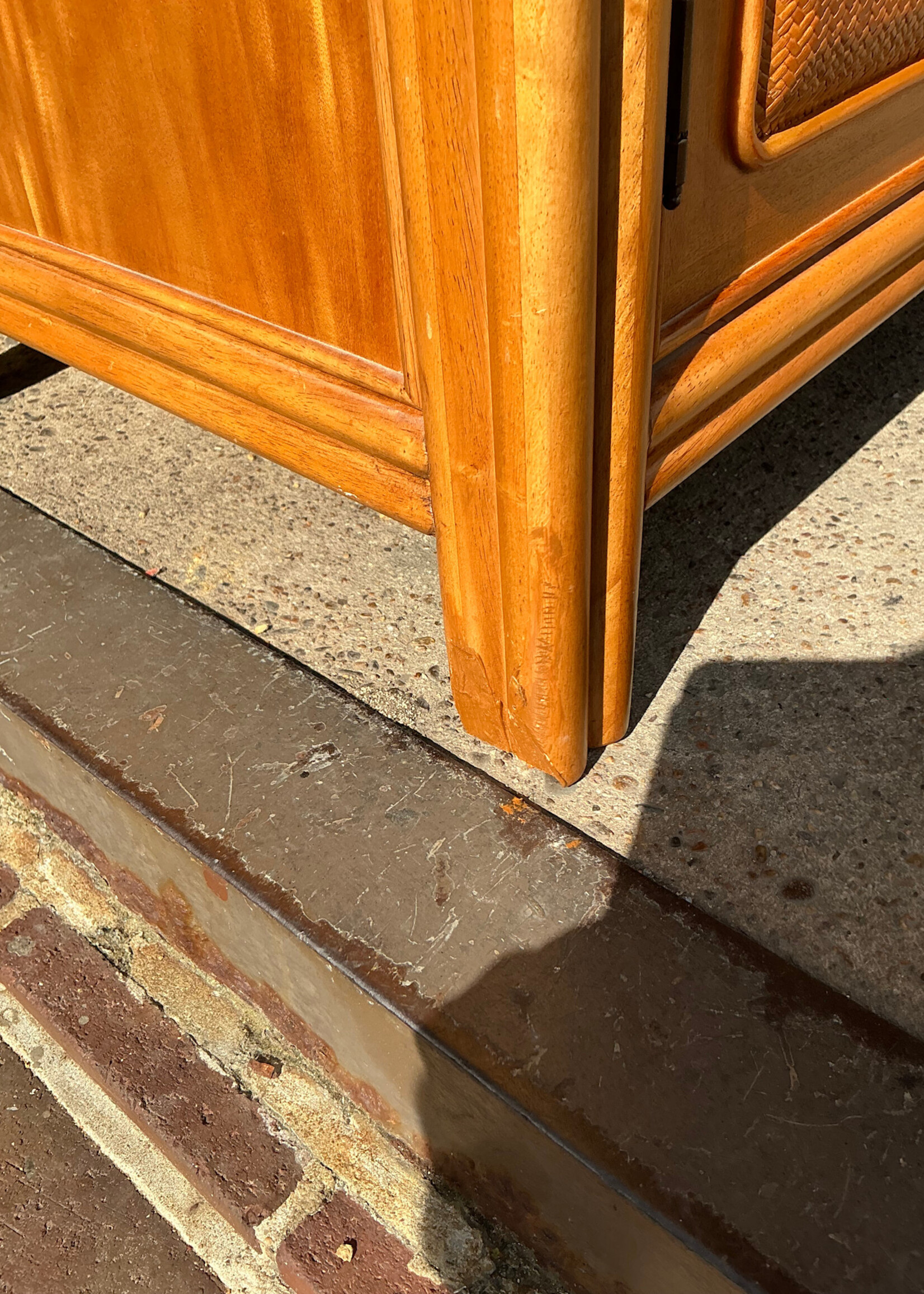GOODWOOD Faux Rattan Credenza