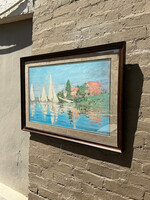 GOODWOOD Claude Monet Framed Print