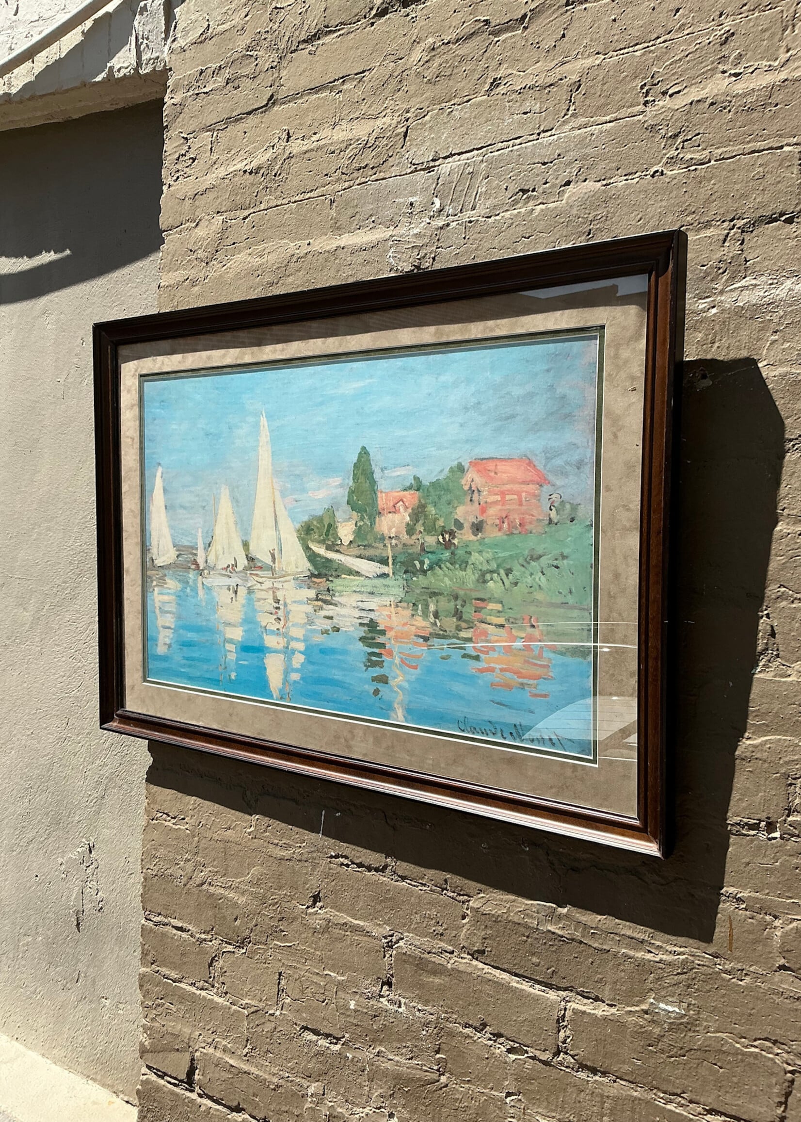 GOODWOOD Claude Monet Framed Print