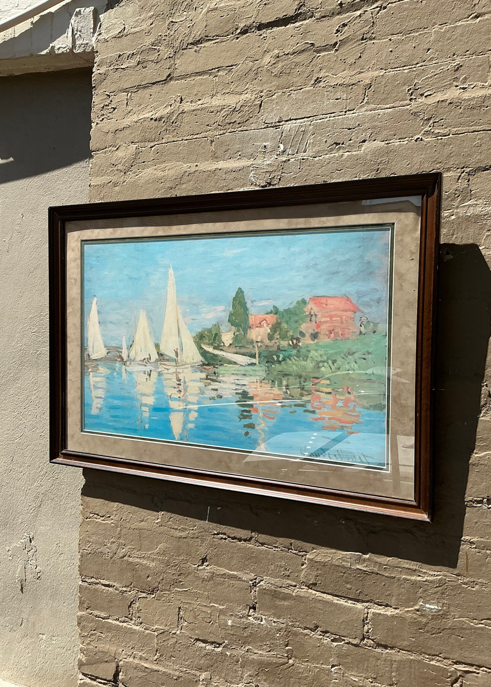 GOODWOOD Claude Monet Framed Print