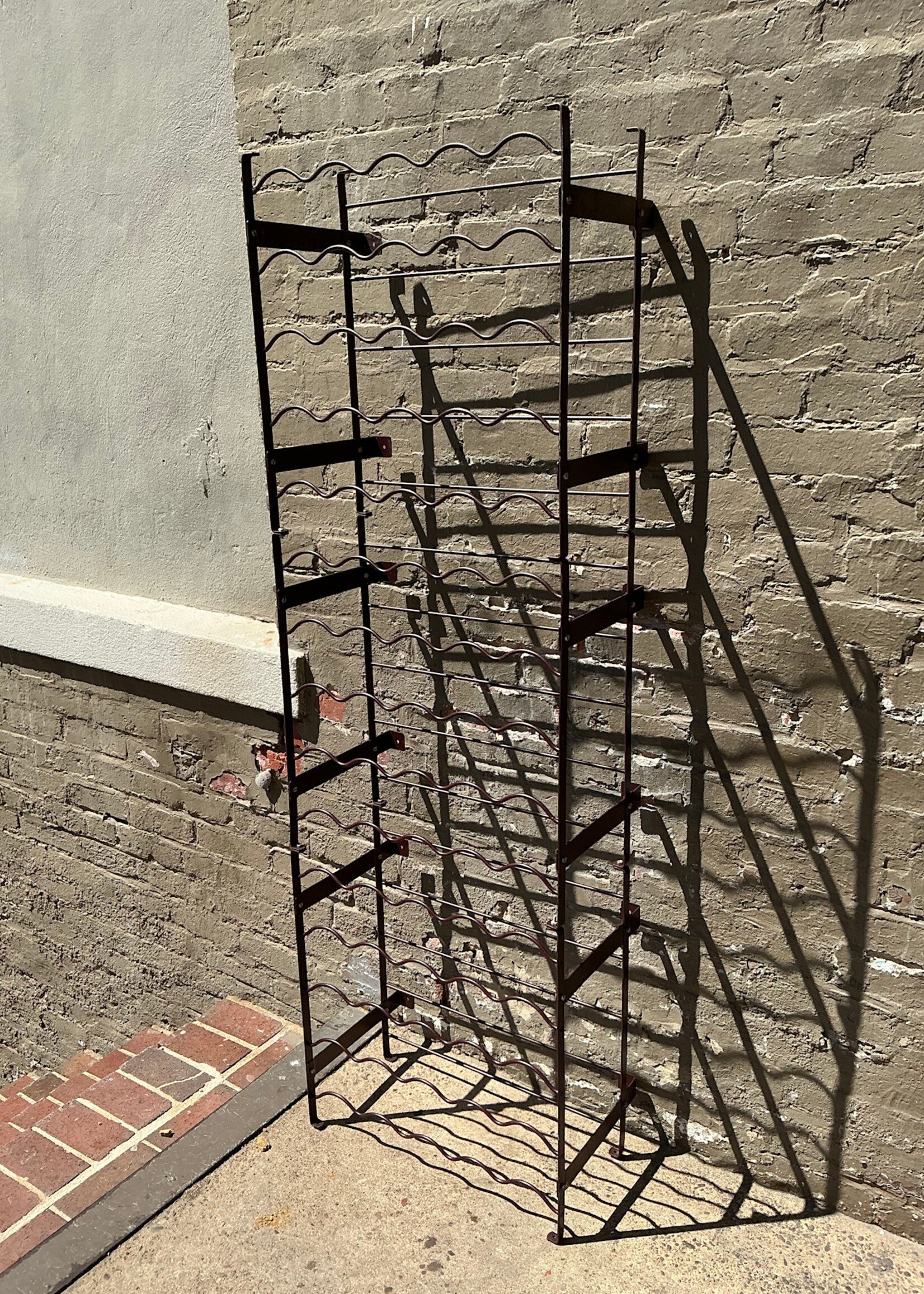 GOODWOOD Herby French Metal Wine Rack, Tall