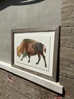 GOODWOOD Framed Buffalo Lithograph