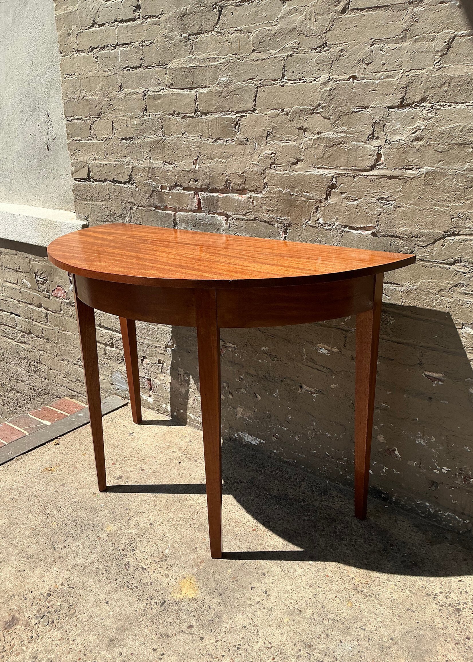 GOODWOOD Antique Walnut Demilune