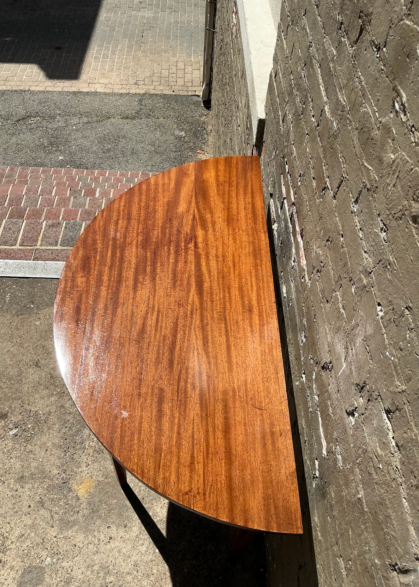 GOODWOOD Antique Walnut Demilune