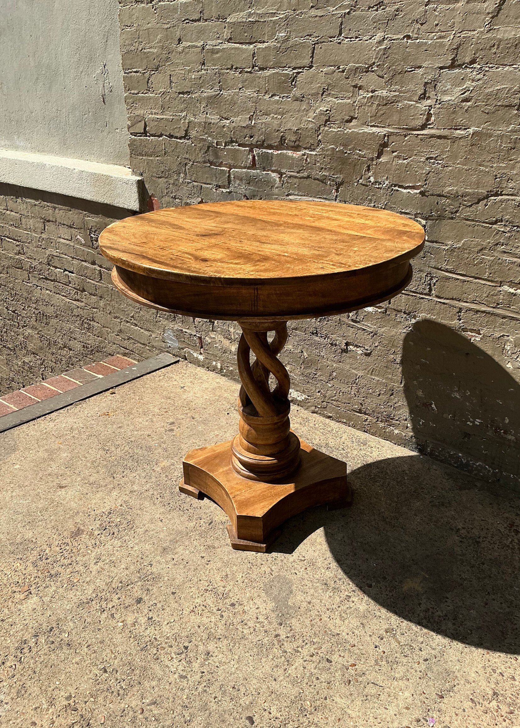 GOODWOOD Solid Hardwood Barley Twist Table