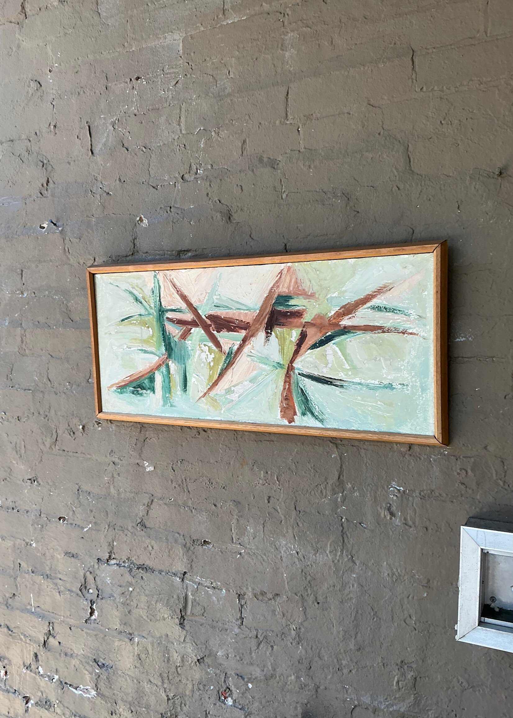 GOODWOOD Vintage Abstract, Oil on Board
