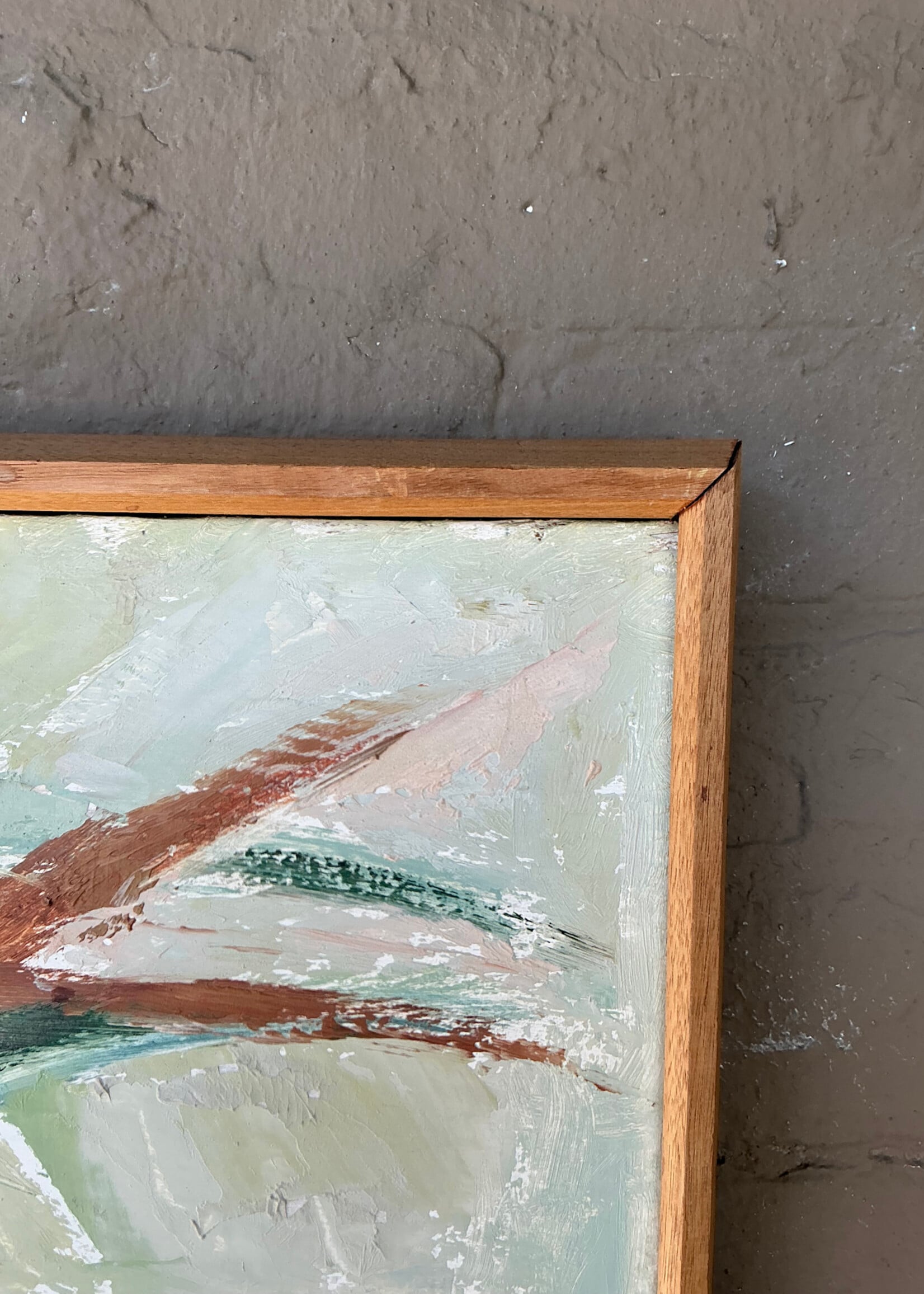 GOODWOOD Vintage Abstract, Oil on Board
