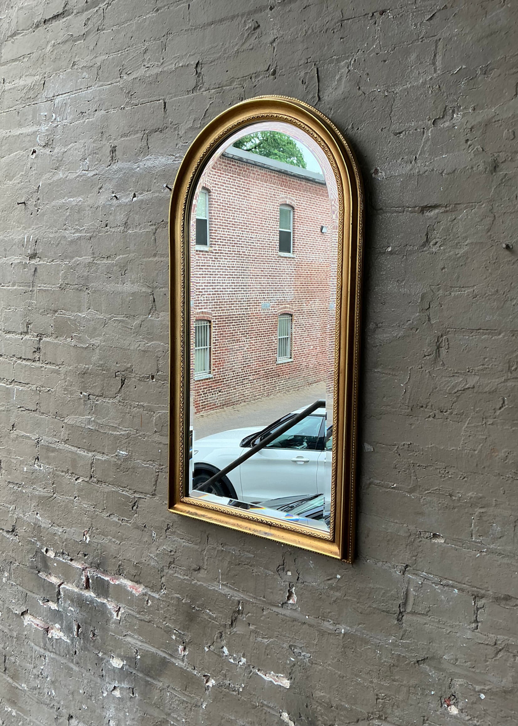 GOODWOOD Dome Top Beveled Gilt Mirror