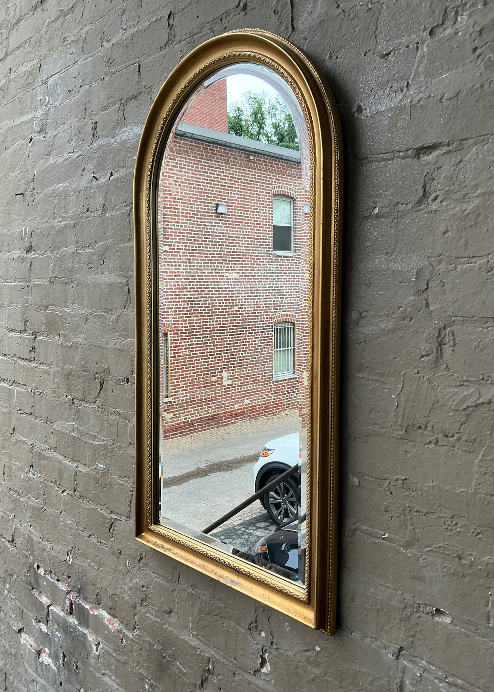 GOODWOOD Dome Top Beveled Gilt Mirror