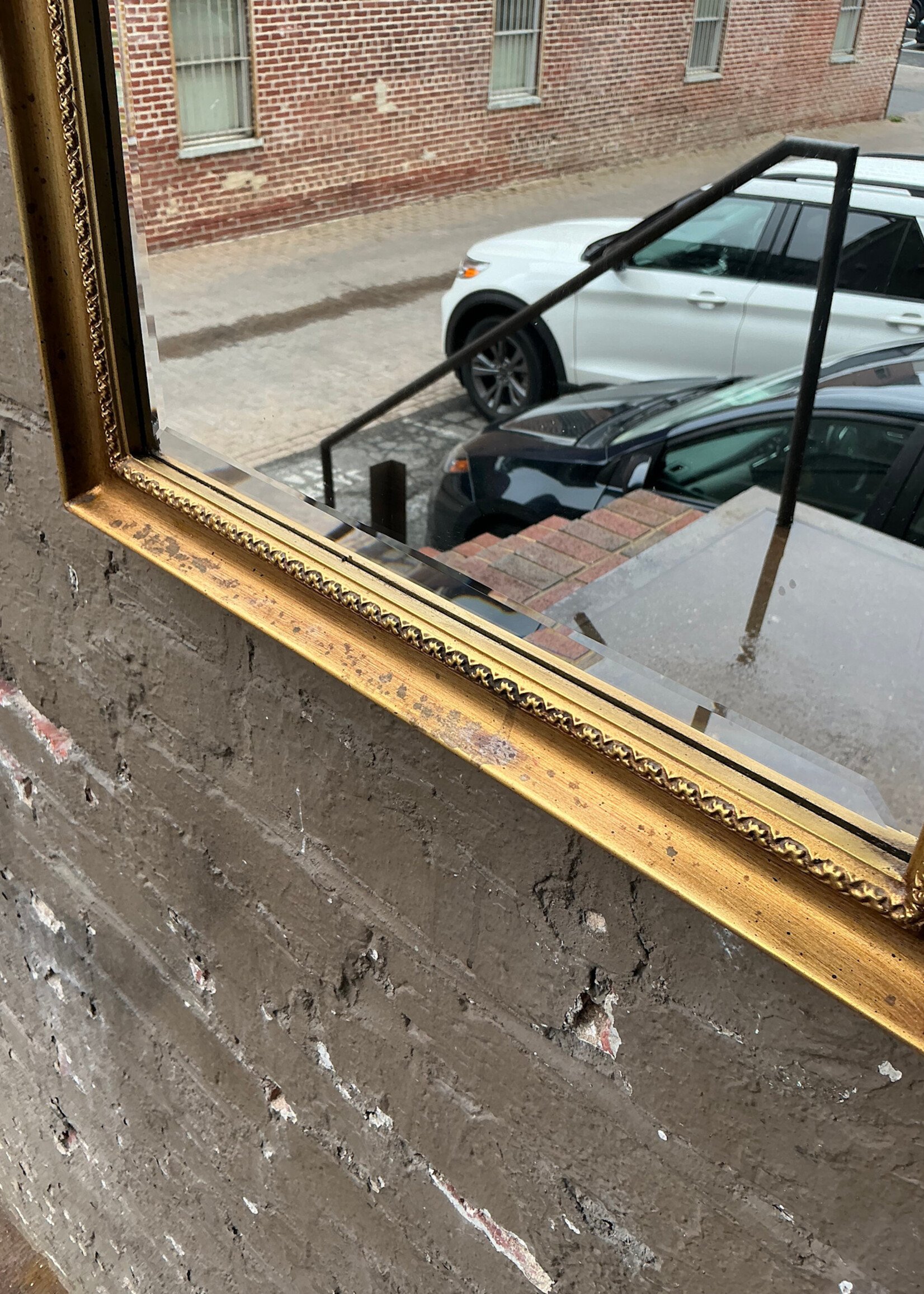 GOODWOOD Dome Top Beveled Gilt Mirror