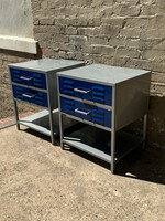 GOODWOOD Pair of Locker Nightstands