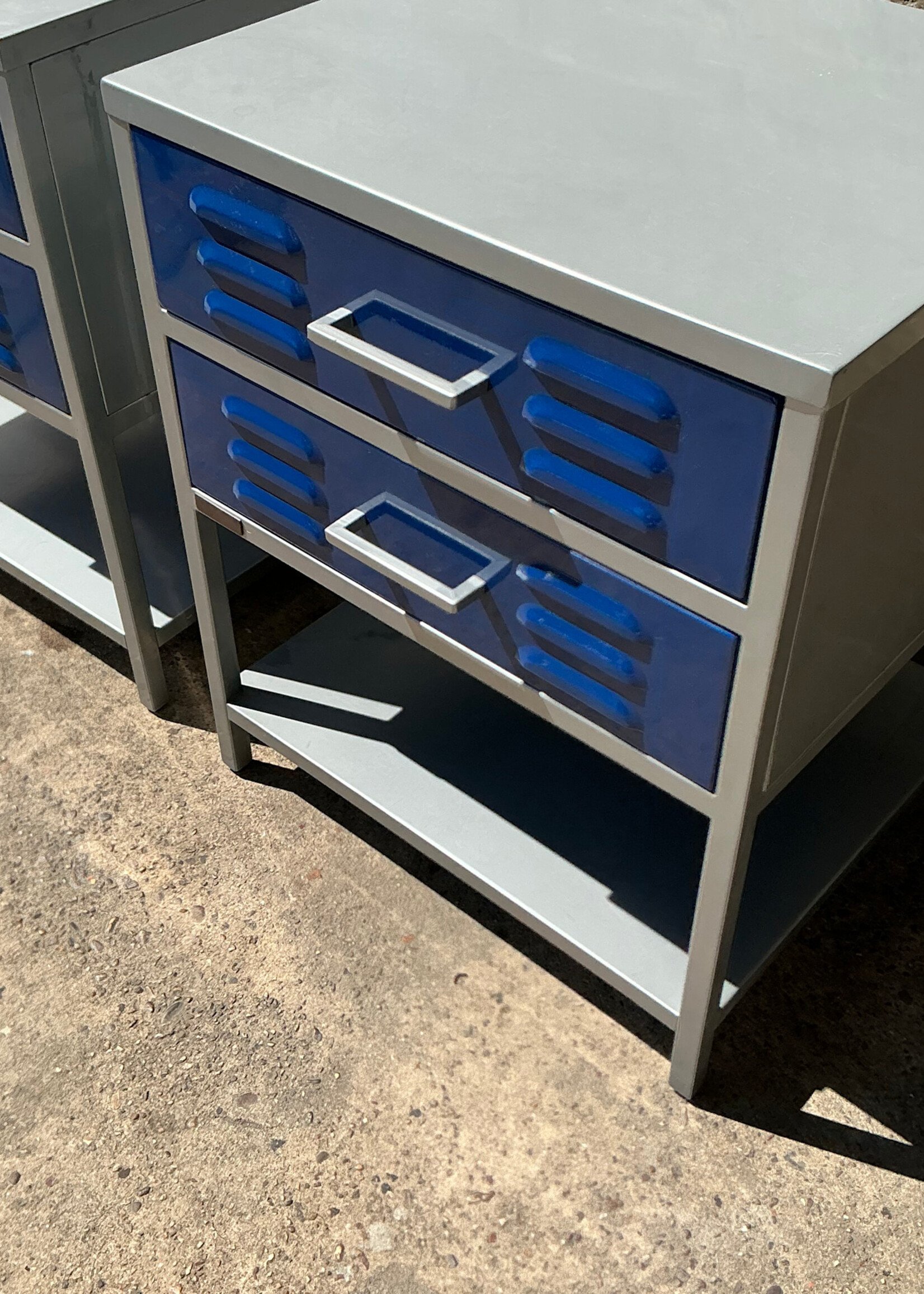 GOODWOOD Pair of Locker Nightstands
