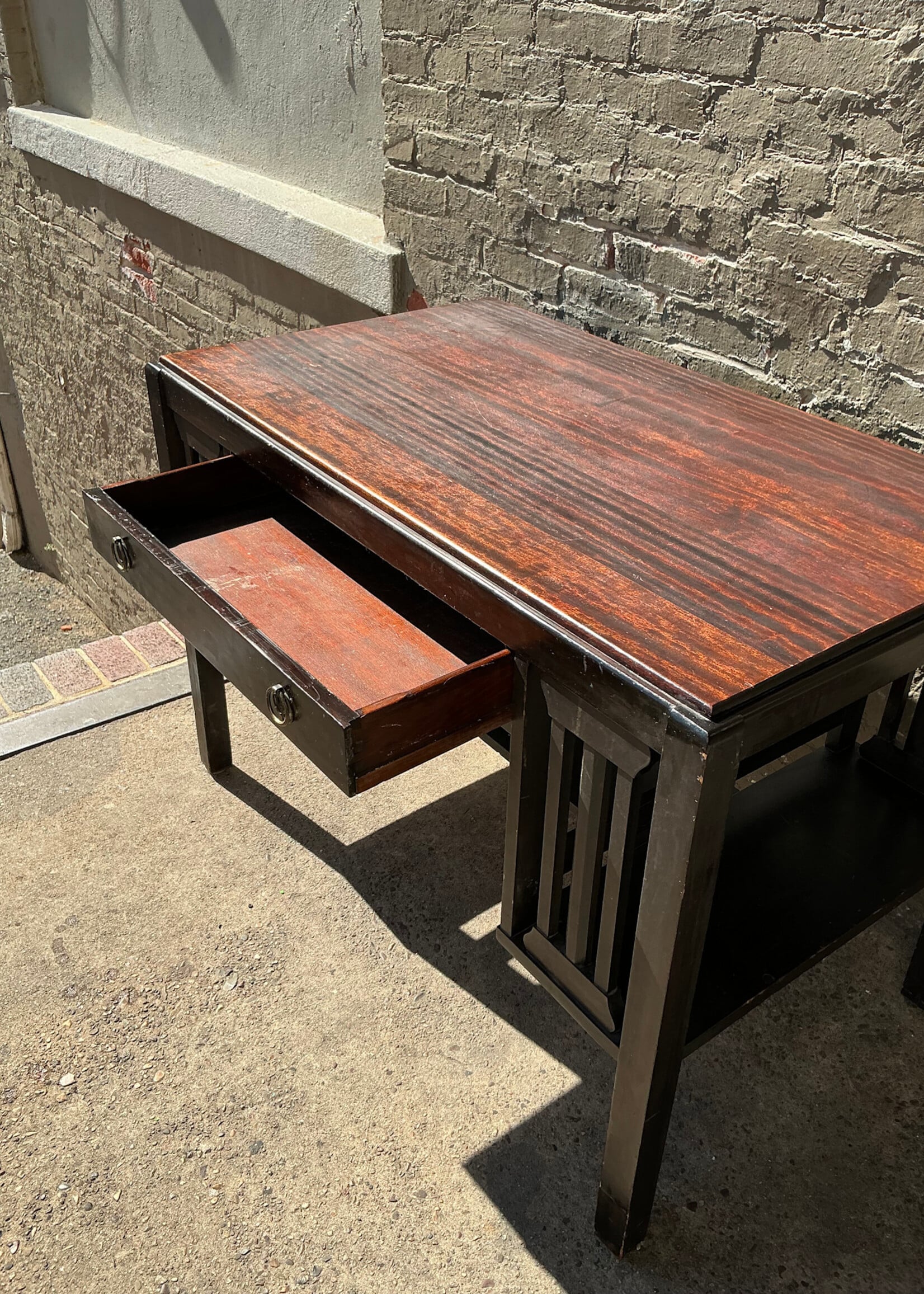 GOODWOOD Antique Mission Library Table