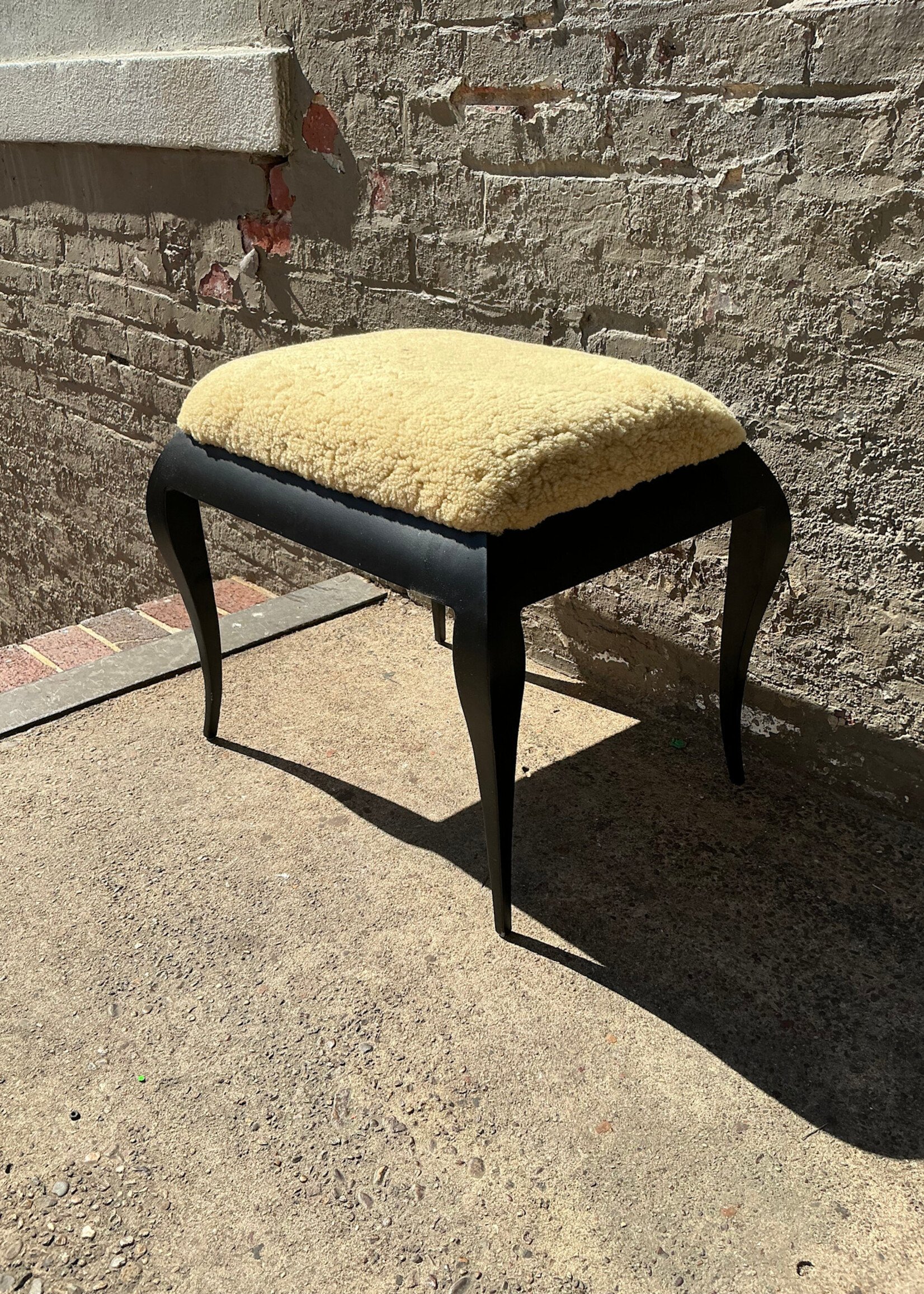 GOODWOOD Shearling Stool by CB2