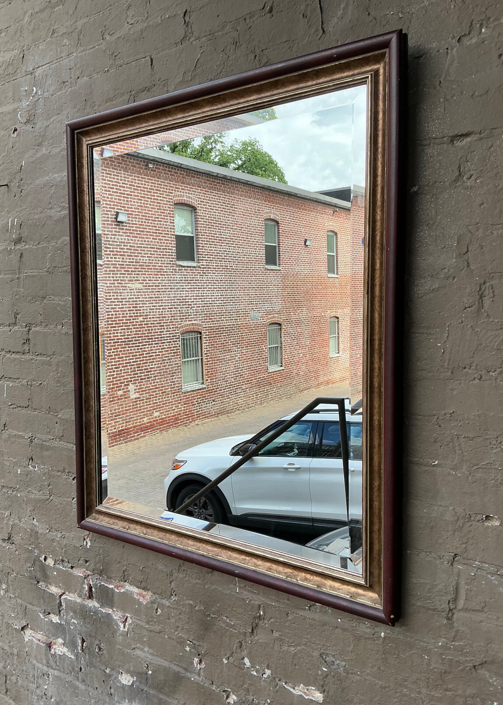 GOODWOOD Partial Gilt Mirror