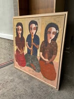 GOODWOOD Three Women, Oil on Canvas by Yoga Bali