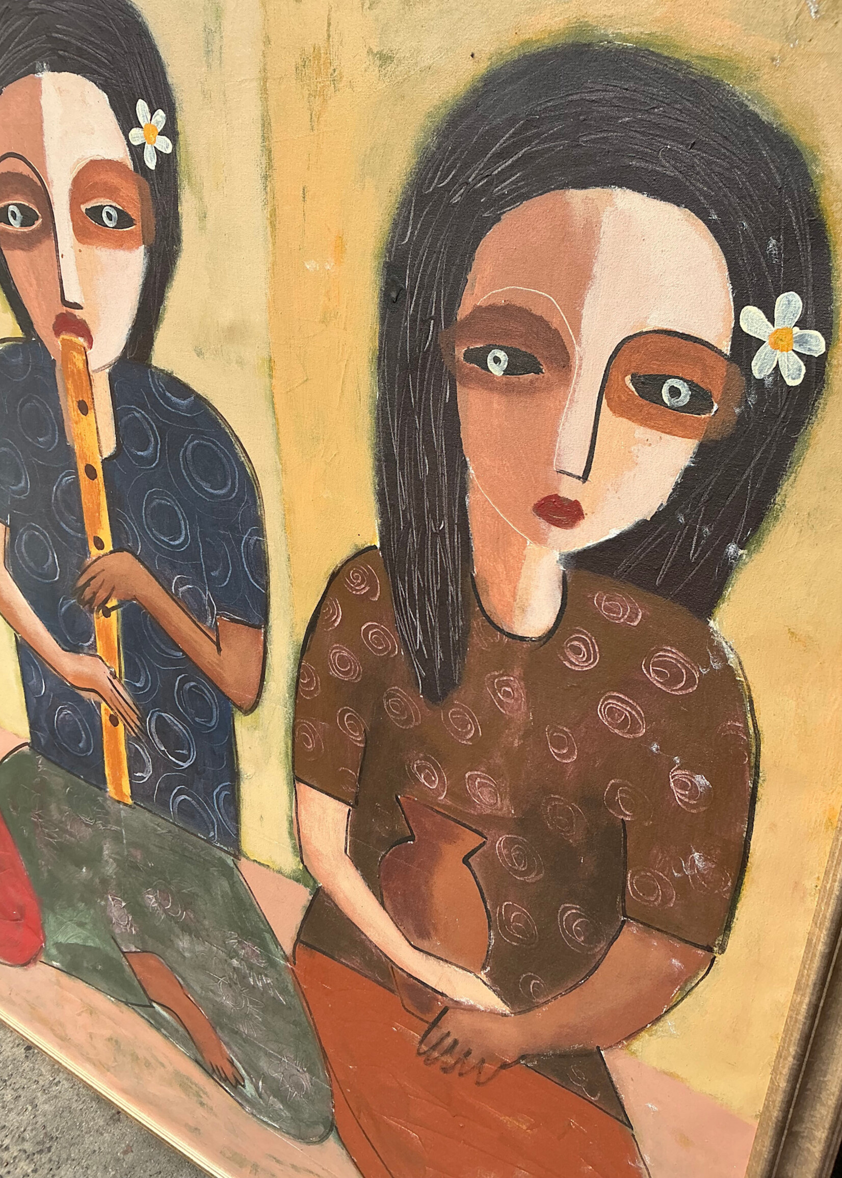 GOODWOOD Three Women, Oil on Canvas by Yoga Bali