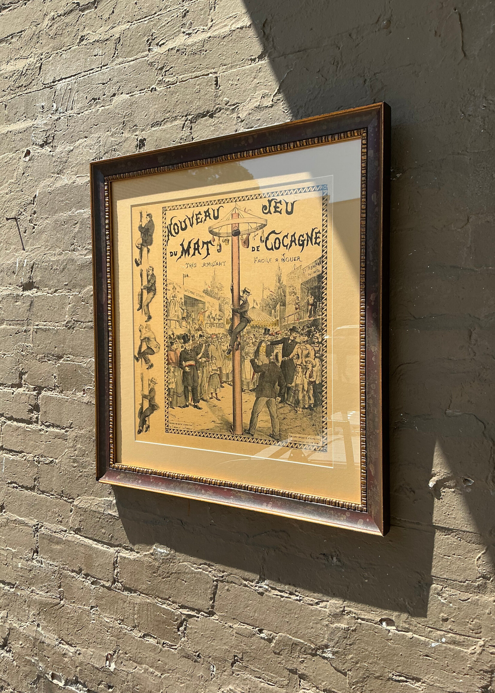 GOODWOOD Vintage French Carnival Game Poster