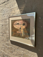 GOODWOOD Mixed Media Abstract, Taos New Mexico 1972