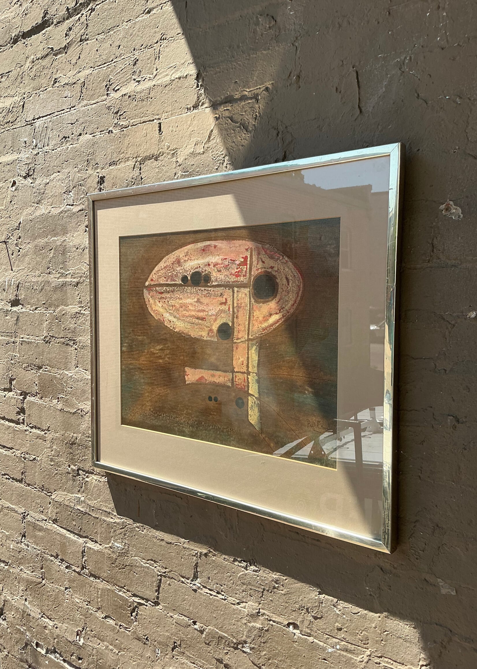 GOODWOOD Mixed Media Abstract, Taos New Mexico 1972