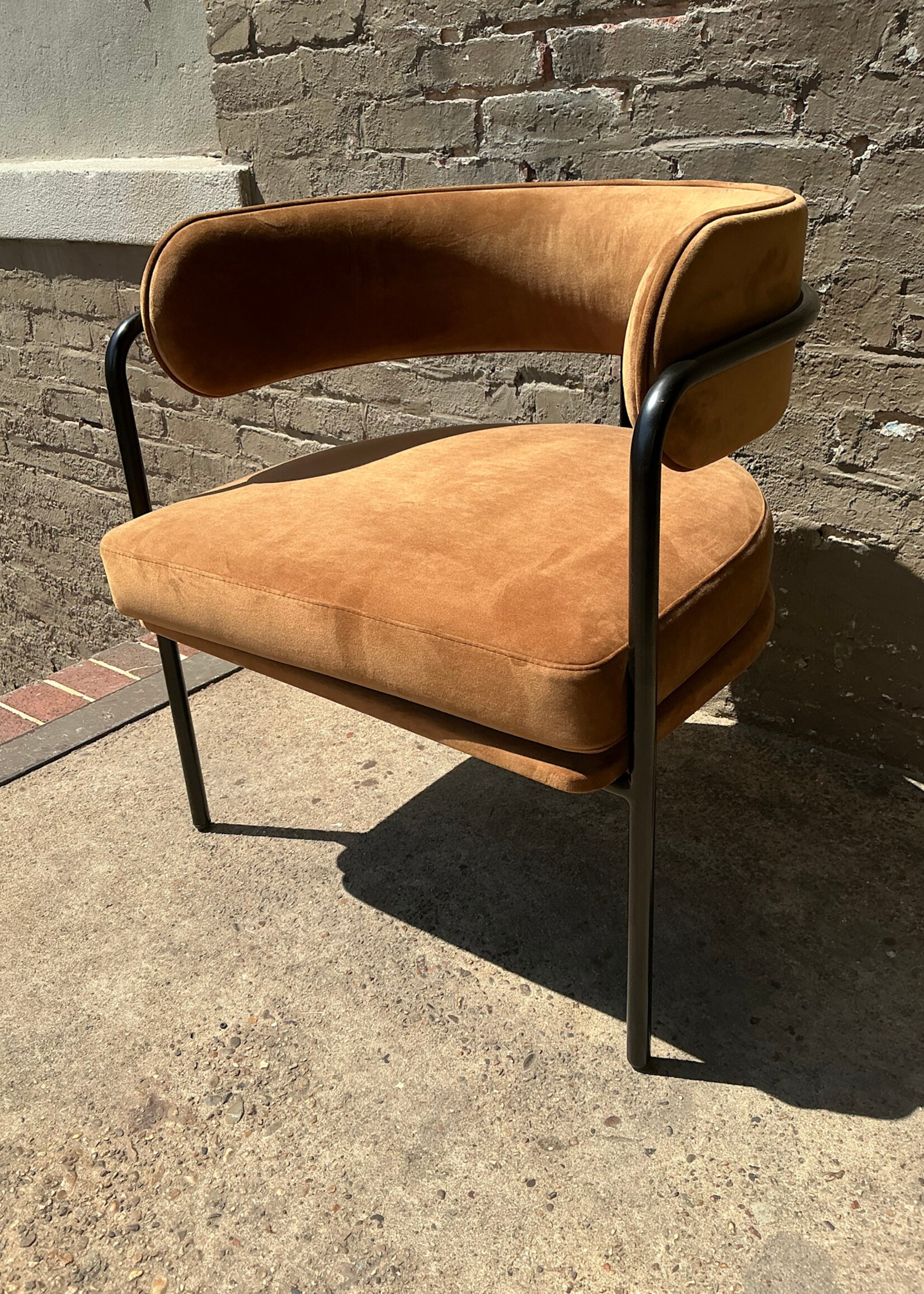 GOODWOOD MCM Style Burnt Orange Armchair