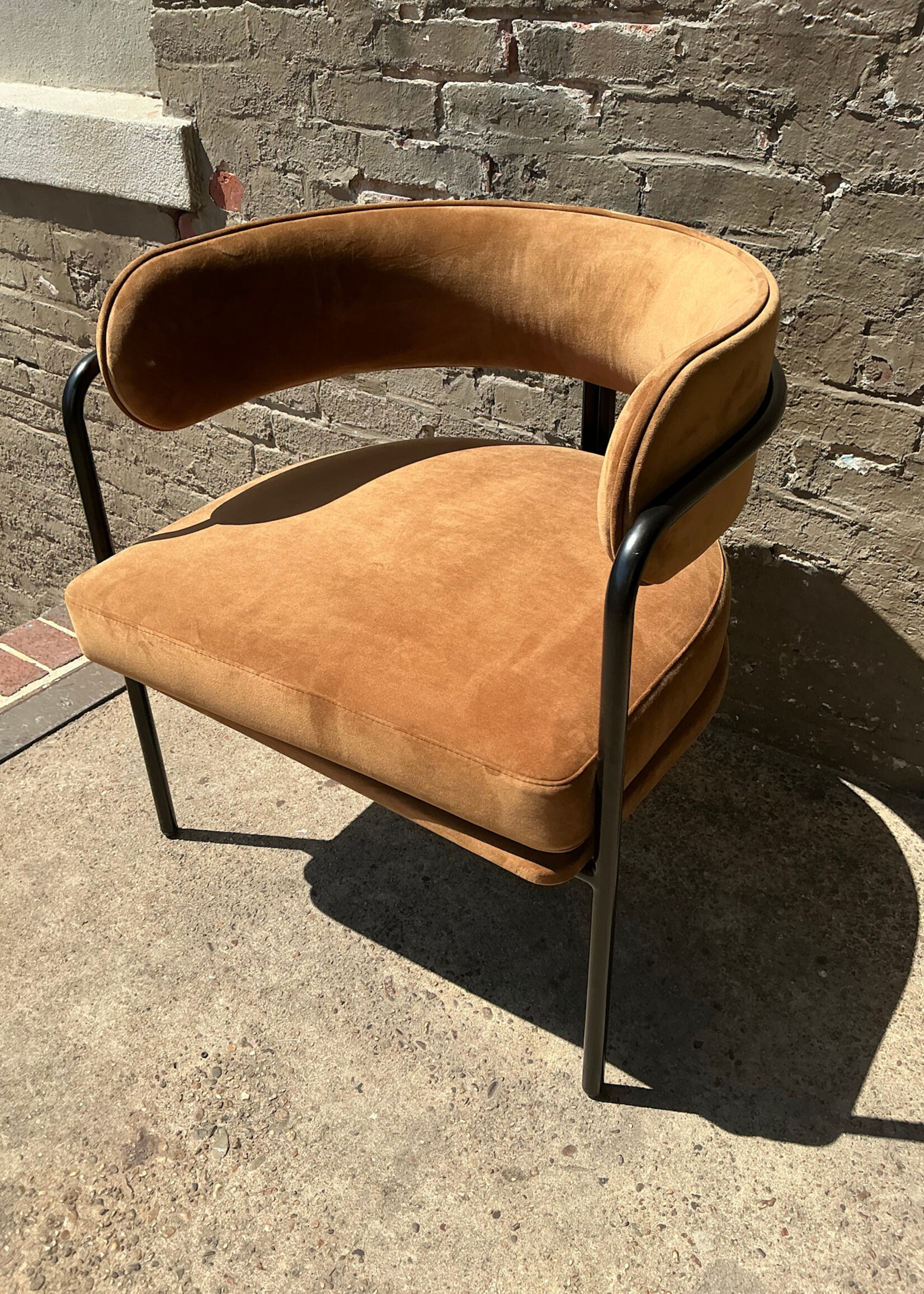 GOODWOOD MCM Style Burnt Orange Armchair