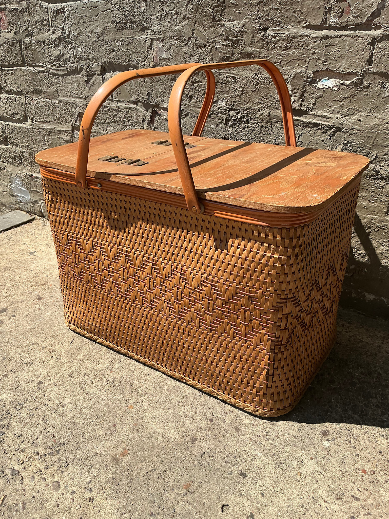 美品　Vintage picnic basket Vintage Picnic Basket