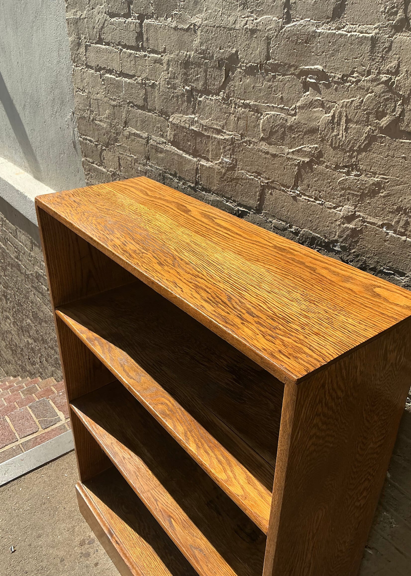 GOODWOOD Vintage Solid Oak Bookshelf