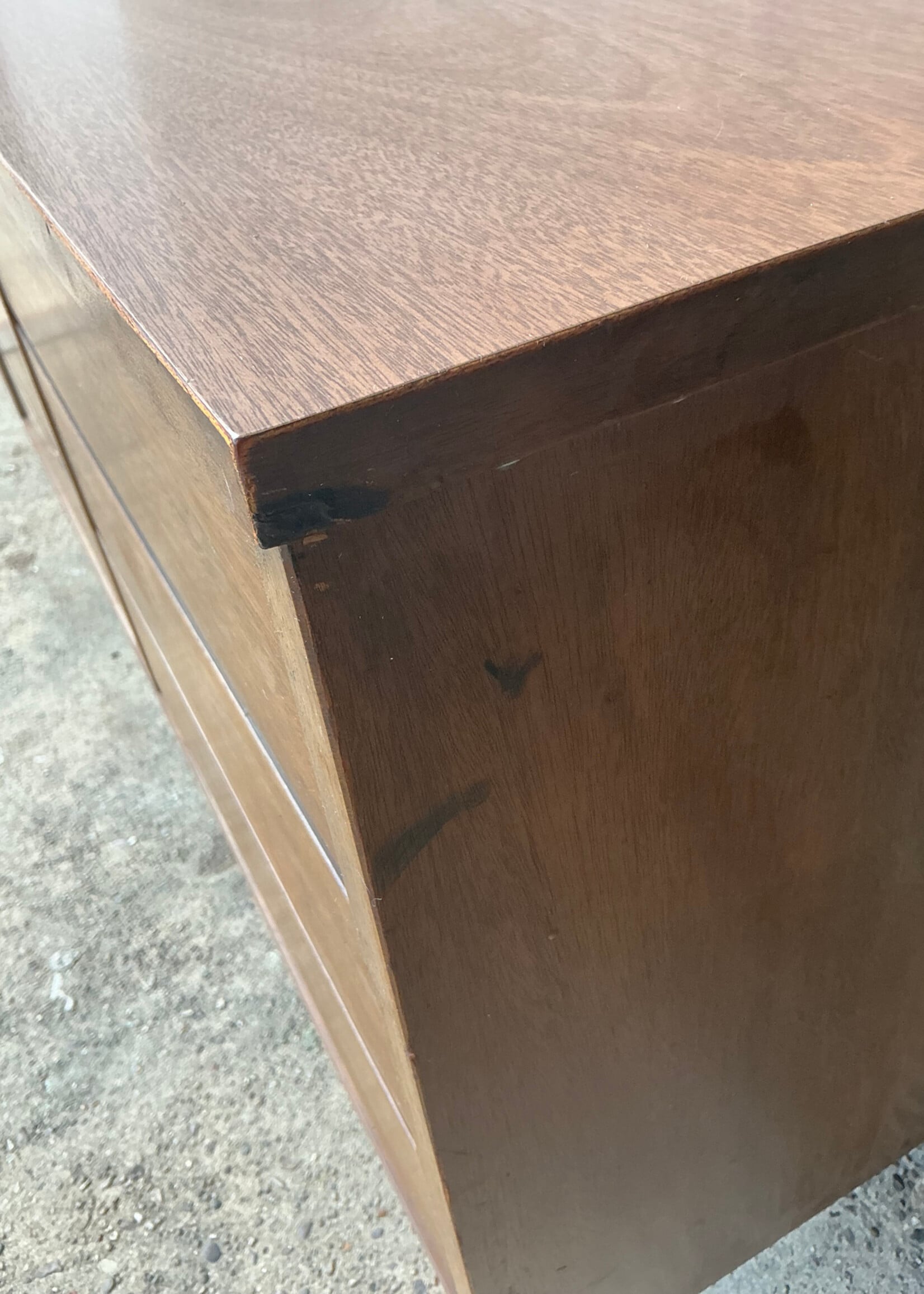 GOODWOOD MCM Walnut Laminate Top Dresser