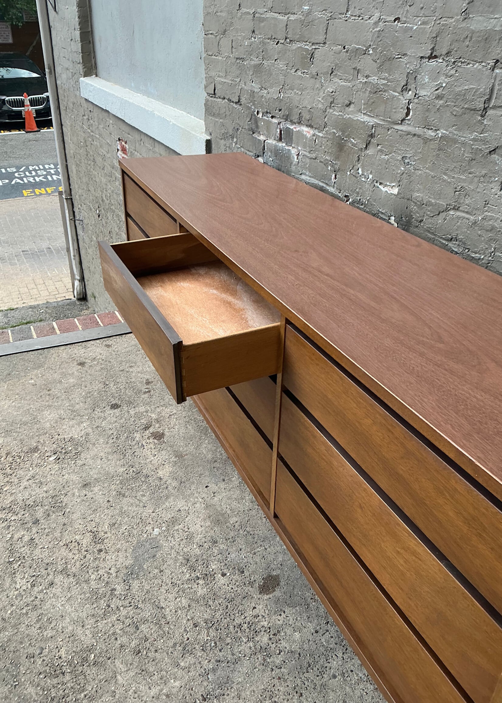 GOODWOOD MCM Walnut Laminate Top Dresser