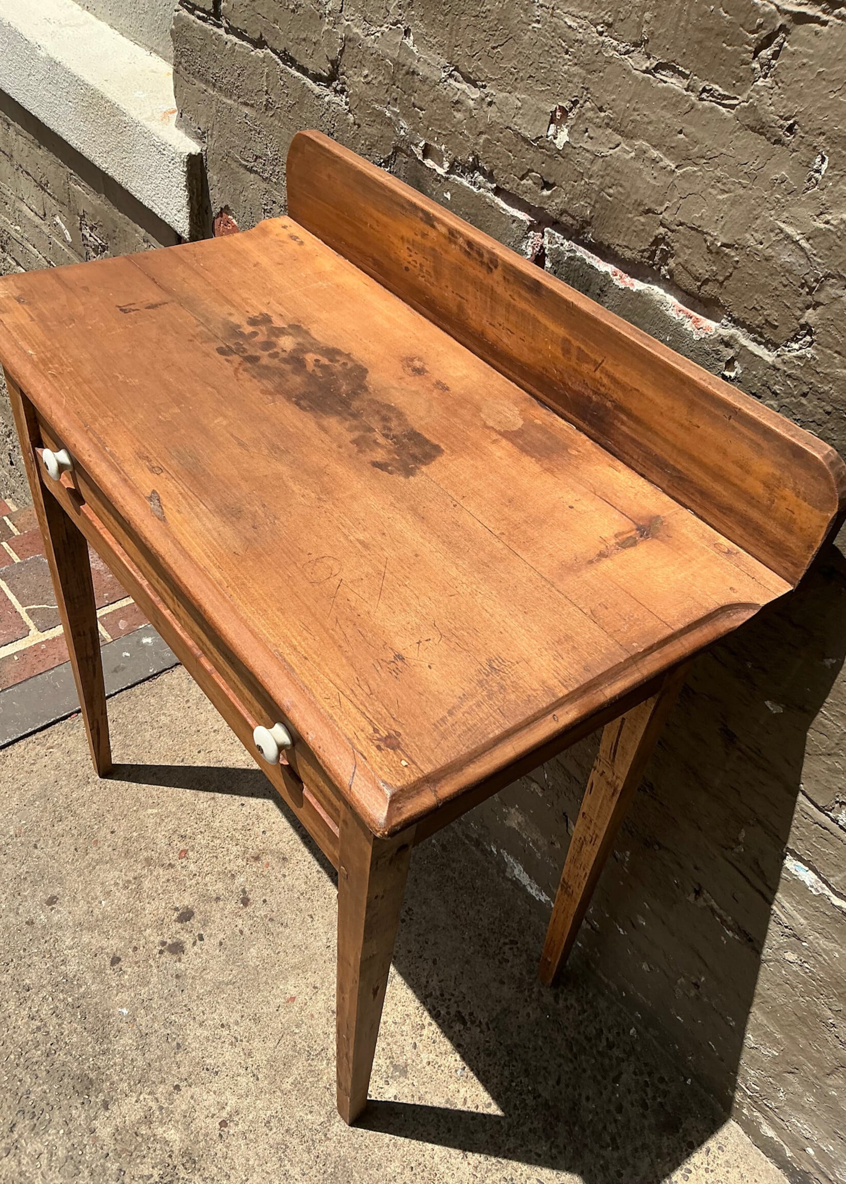 GOODWOOD Antique Pine One Drawer Side Table