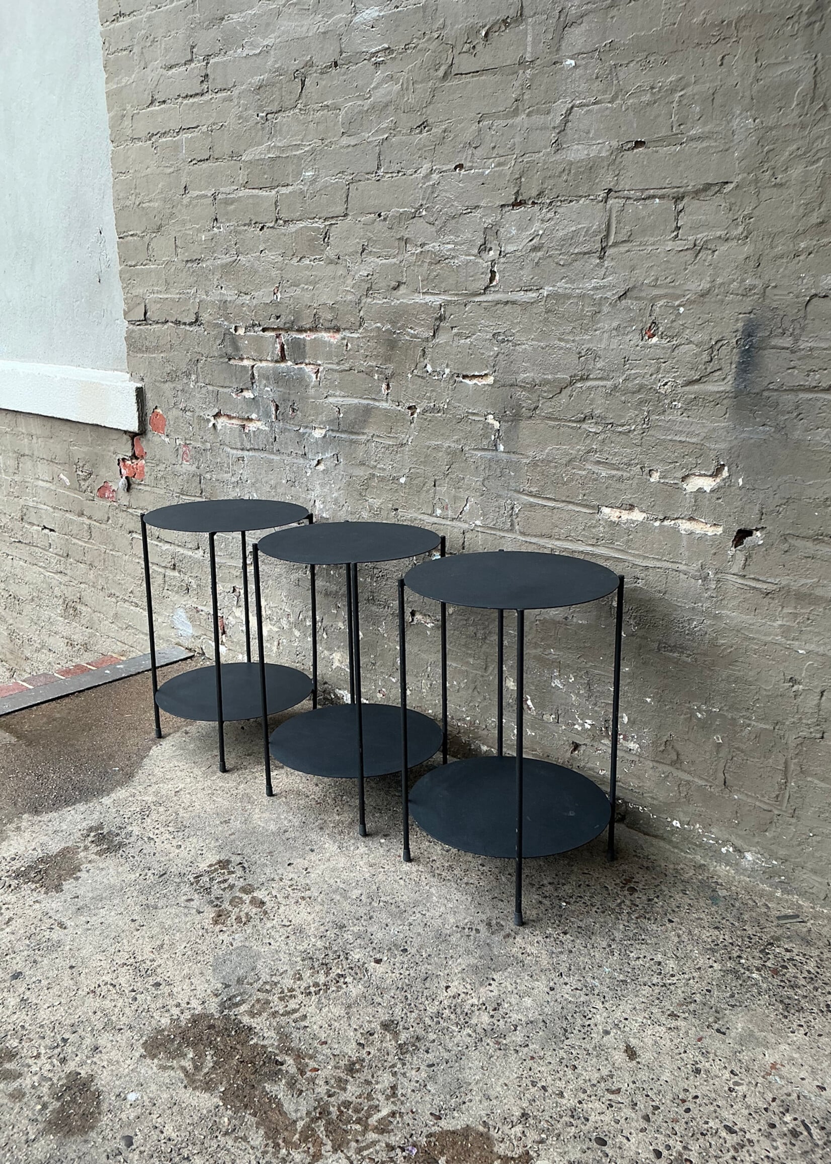 GOODWOOD Modern Metal Side Table - Black