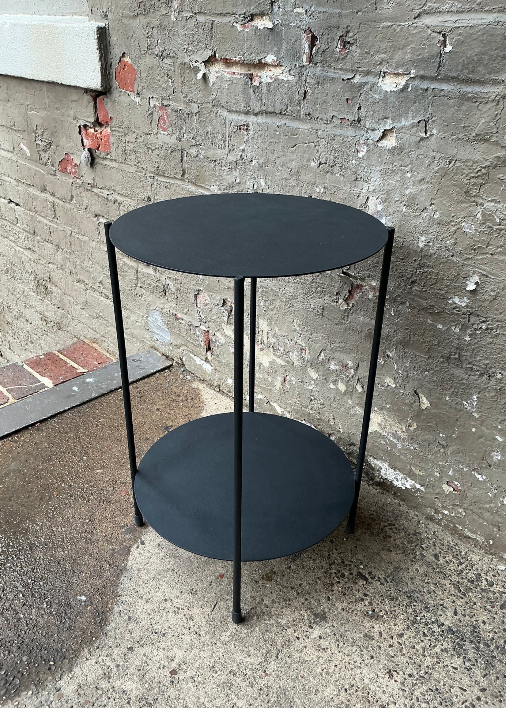 GOODWOOD Modern Metal Side Table - Black