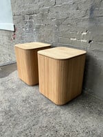 GOODWOOD Modern White Oak Side Table