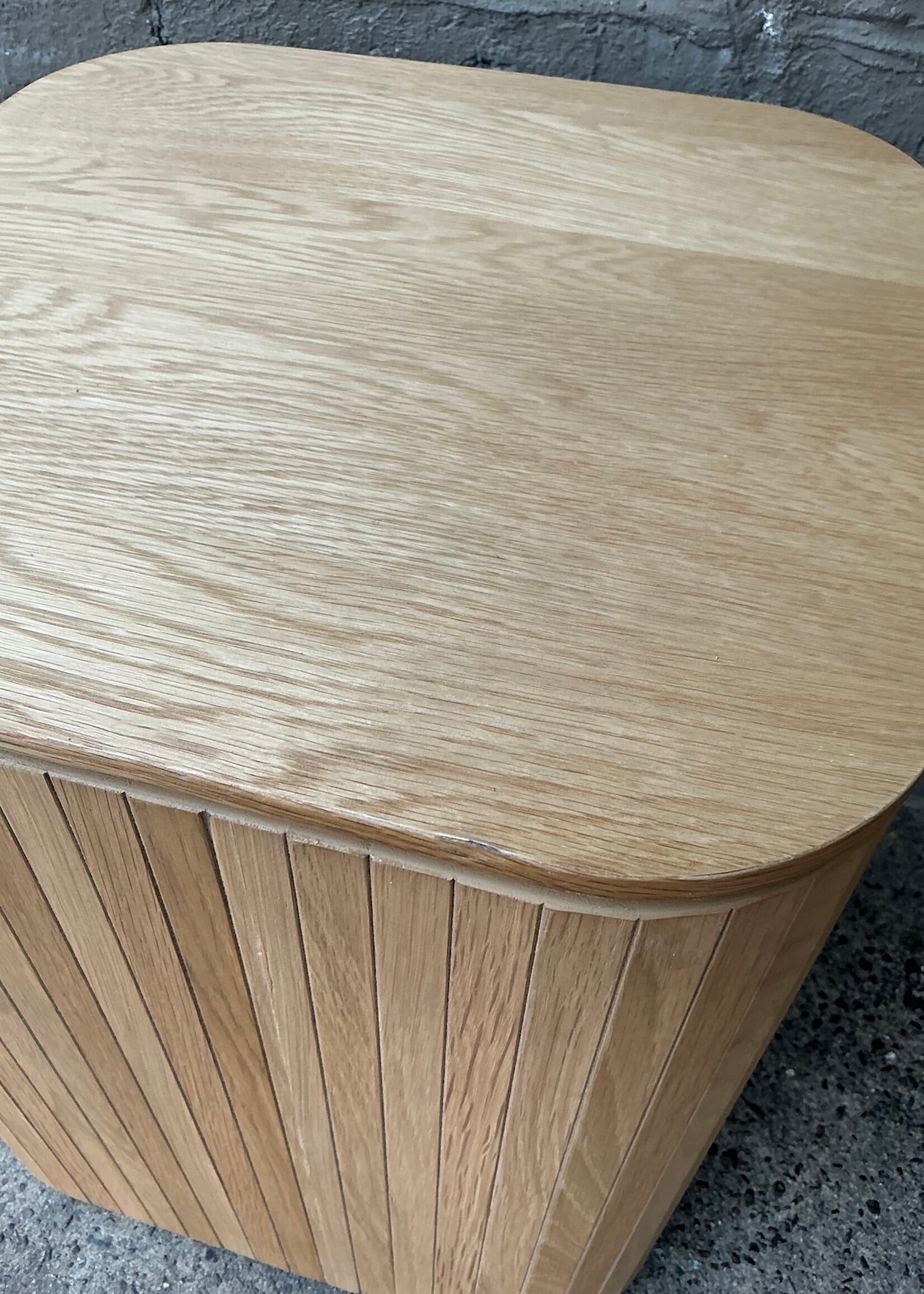 GOODWOOD Modern White Oak Side Table