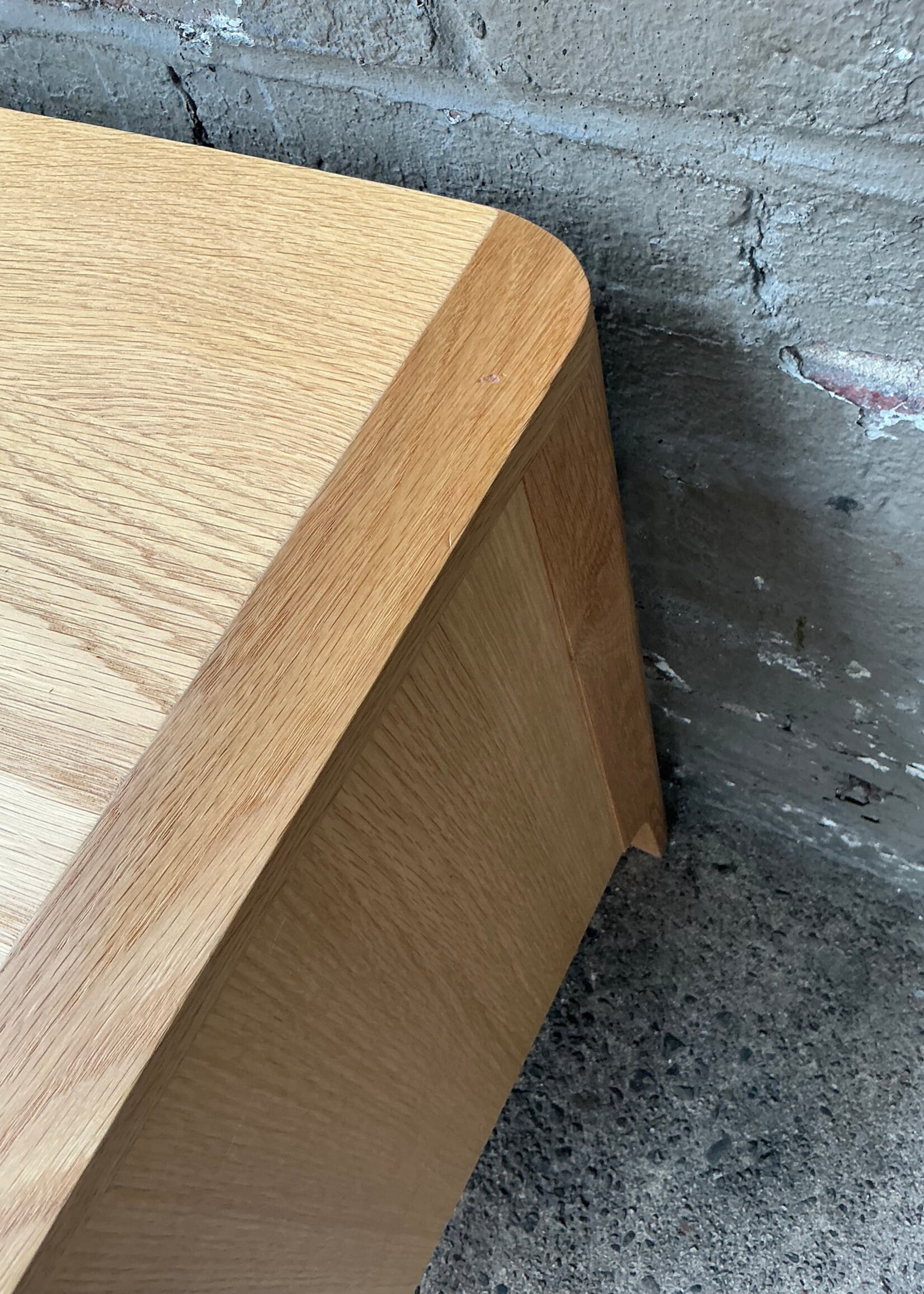GOODWOOD Pair of White Oak Nightstands