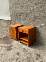 GOODWOOD Danish Modern Pair of Nightstands