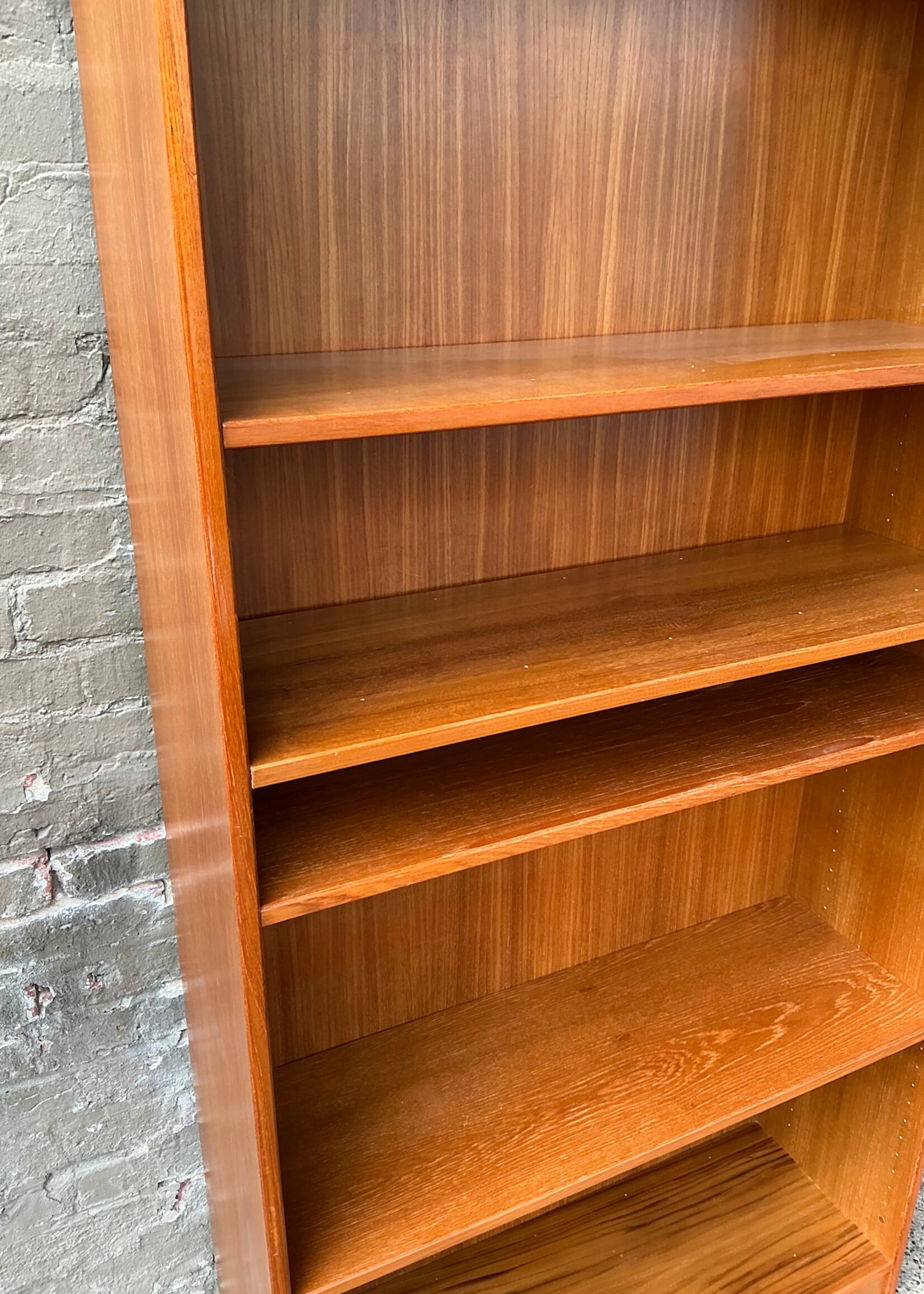 GOODWOOD Danish Modern Bookcase, Five Shelves