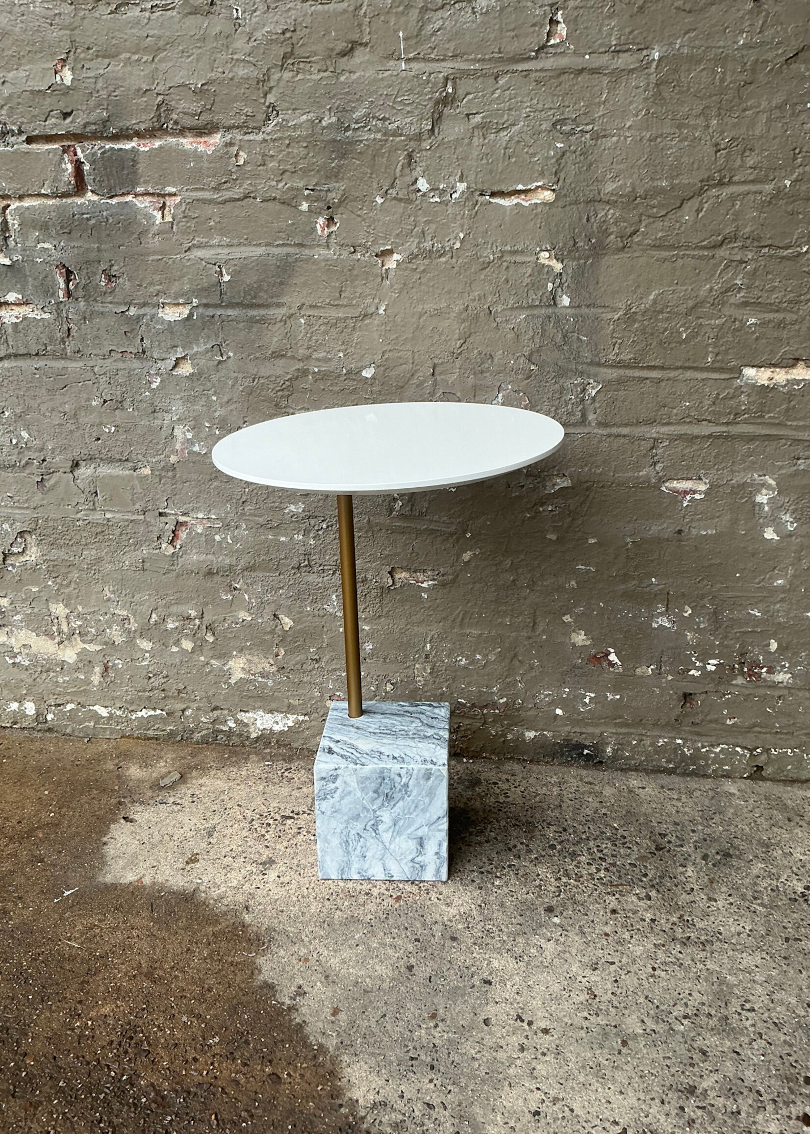 GOODWOOD Modern Laminate and Marble Drinks Table