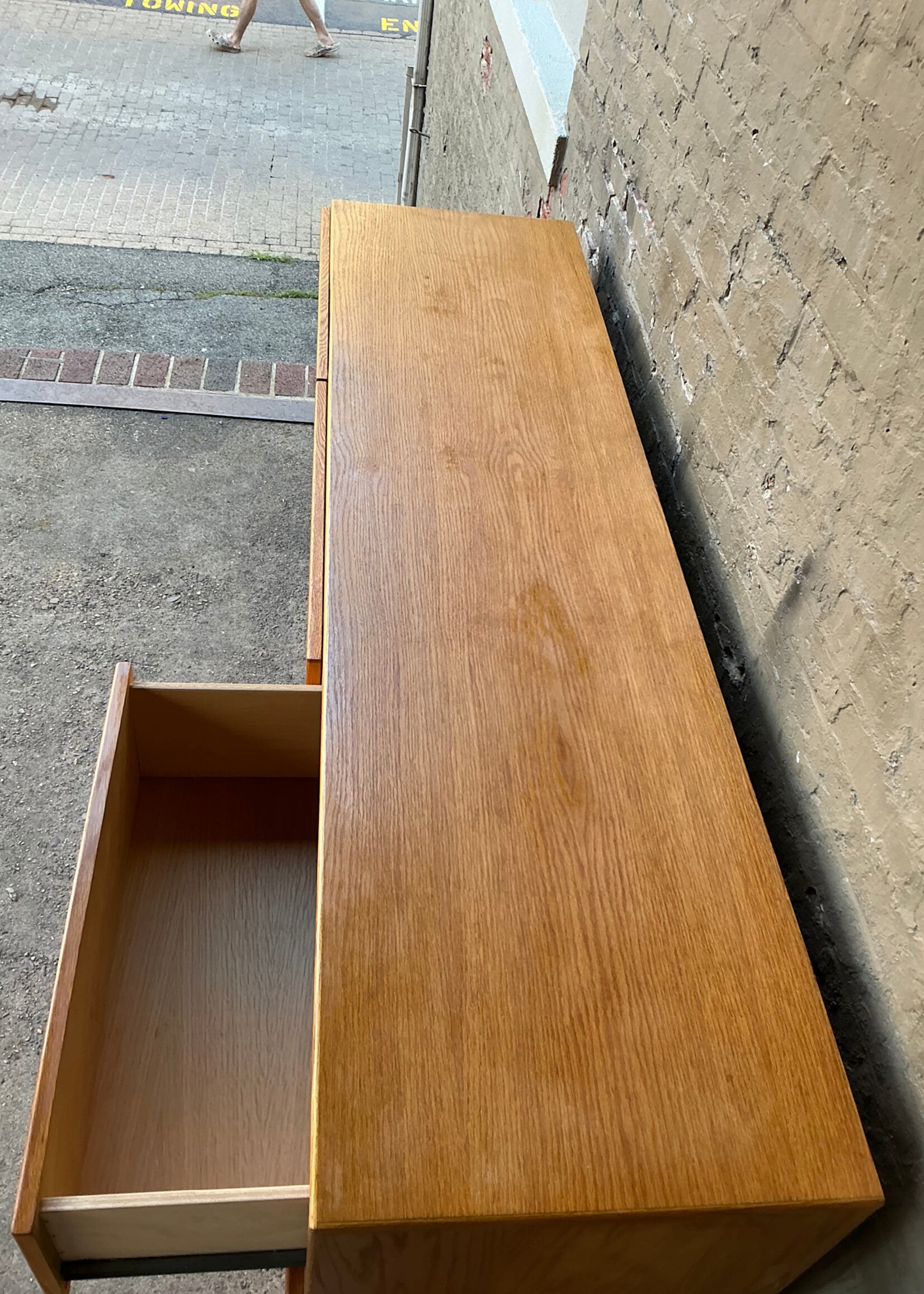 GOODWOOD Vintage Handmade Oak Dresser
