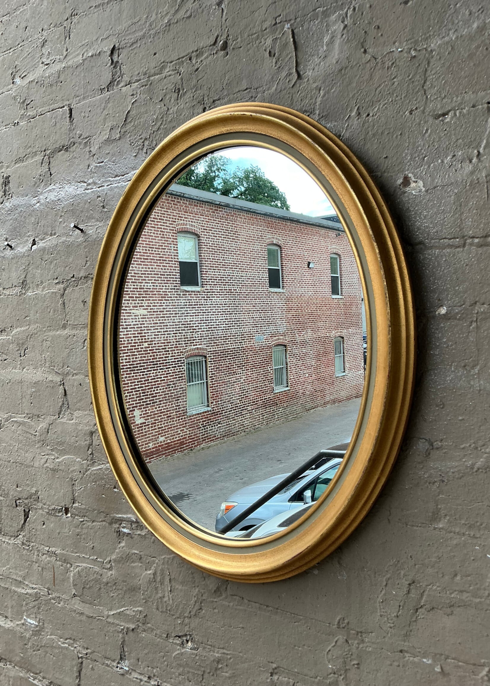 GOODWOOD Gilt Oval Mirror