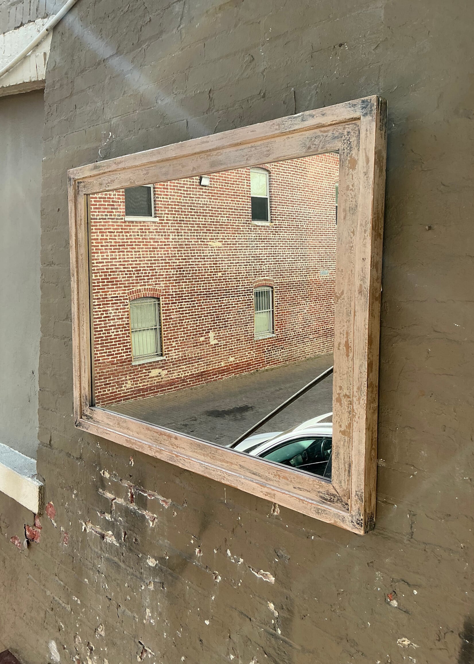 GOODWOOD Large Rustic Painted Mirror