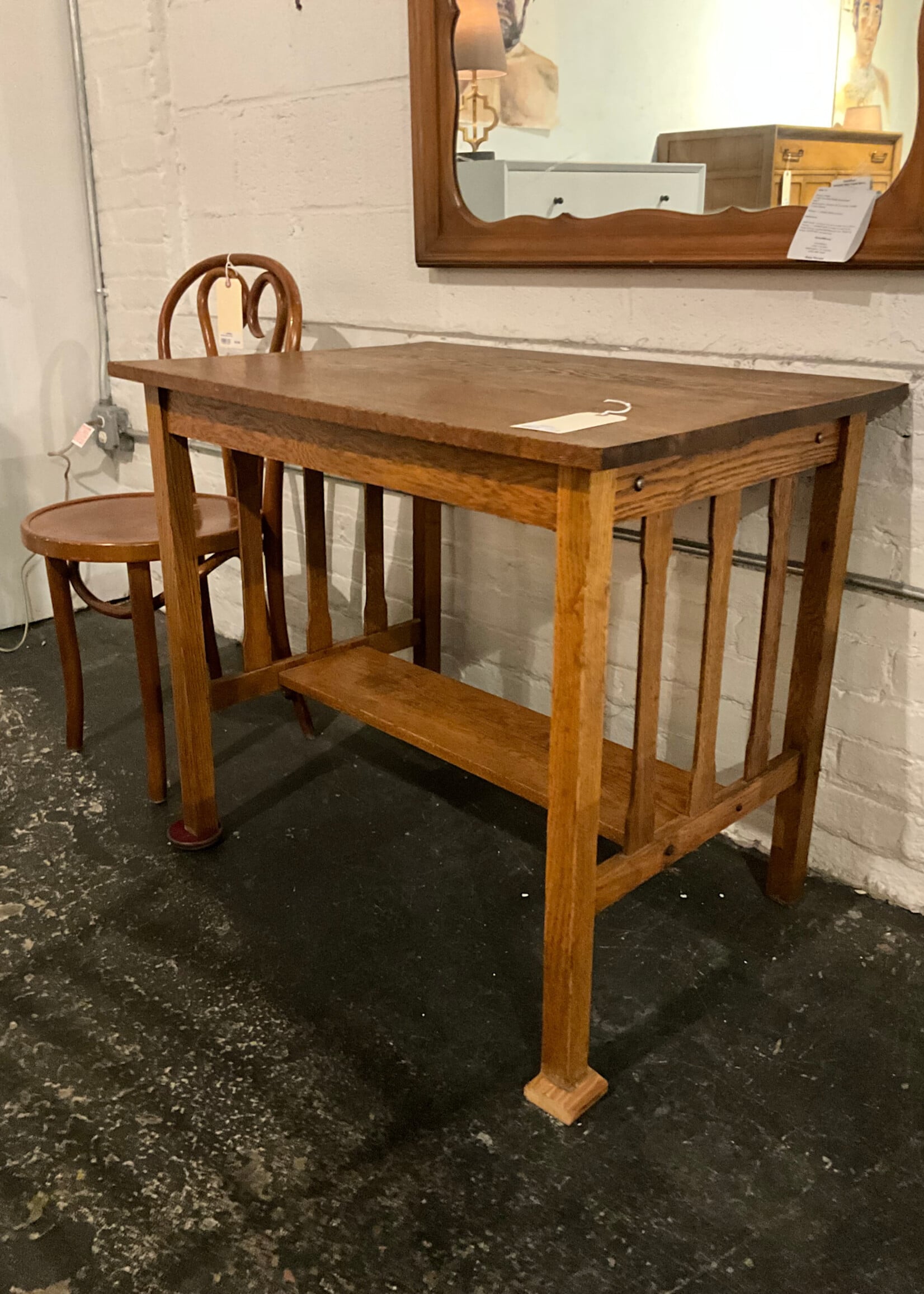 GOODWOOD Antique Oak Mission Desk